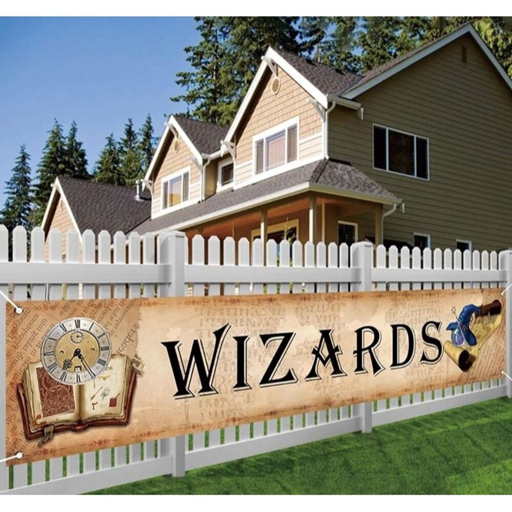 Large Wizard Banner for Fence Wizard